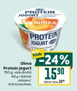 Billa Olma Protein jogurt nabídka