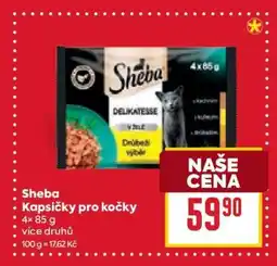 Billa Sheba kapsičky pro kočky nabídka