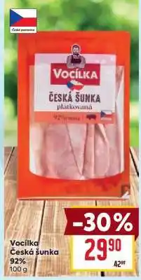 Billa Vocílka Česká šunka nabídka