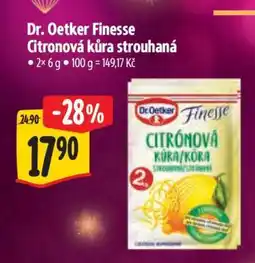 Albert Dr. Oetker Finesse citronová kůra strouhaná nabídka