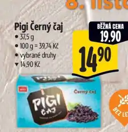 Albert Pigi černý čaj nabídka