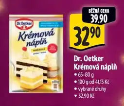 Albert Dr. Oetker Krémová náplň nabídka