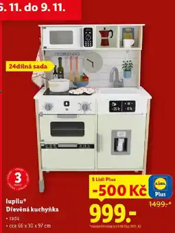 Lidl Lupilu® Dřevěná kuchyňka nabídka