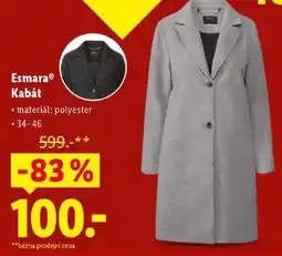 Lidl EsmaraⓇ Kabát nabídka