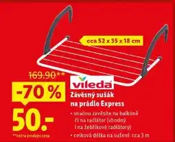 Lidl Závěsný sušák na prádlo Express nabídka