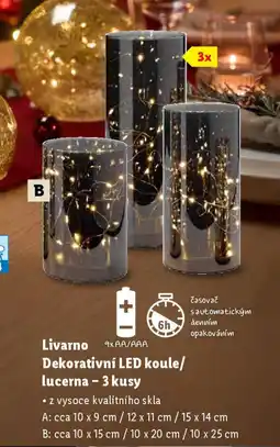 Lidl Livarno Dekorativní LED koule/ lucerna nabídka