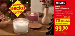 Lidl Livarno Vonná svíčka ve skle nabídka