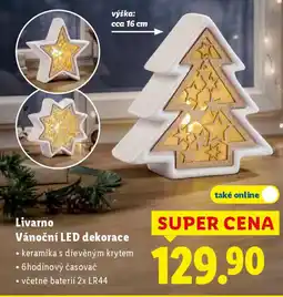 Lidl Livarno Vánoční LED dekorace nabídka