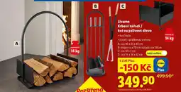Lidl Livarno Krbové nářadí / koš na palivové dřevo nabídka