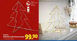 Lidl Livarno Dekorativní LED vánoční stromek nabídka