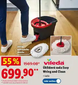 Lidl Vileda Úklidová sada Easy Wring and Clean nabídka