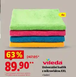 Lidl vileda Univerzální hadřík z mikrovlákna XXL nabídka