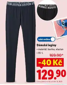 Lidl Dámské legíny nabídka