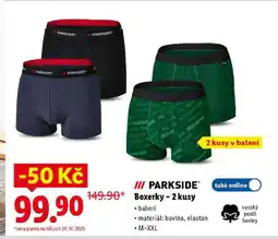 Lidl PARKSIDE Boxerky nabídka