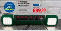 Lidl PARKSIDE Pracovní LED svítidlo se zásuvkovou lištou nabídka