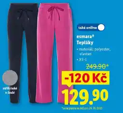 Lidl Esmara® Tepláky nabídka