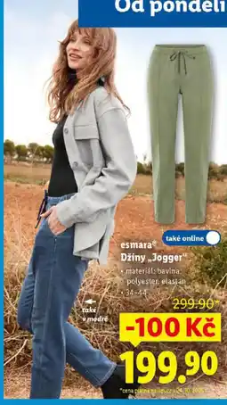 Lidl EsmaraⓇ Džíny „Jogger" nabídka