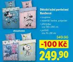 Lidl Dětské ložní povlečení Renforcé nabídka