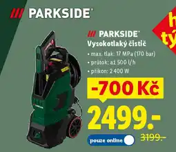 Lidl PARKSIDE Vysokotlaký čistič nabídka