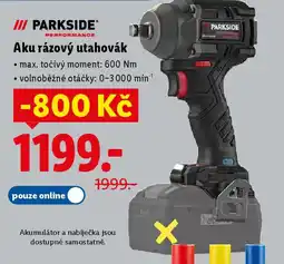 Lidl PARKSIDE Aku rázový utahovák nabídka