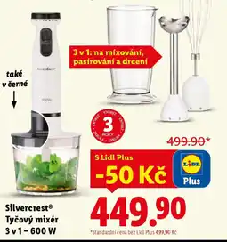 Lidl SilvercrestⓇ Tyčový mixér 3 v 1-600 W nabídka