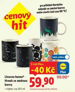 Lidl Livarno Home® Hrnek se změnou barvy nabídka