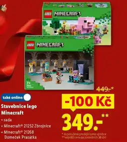 Lidl Stavebnice lego Minecraft nabídka