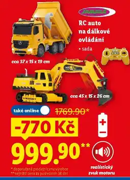 Lidl RC auto na dálkové ovládání nabídka