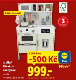Lidl Lupilu® Dřevěná kuchyňka nabídka