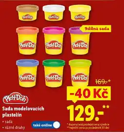 Lidl Play-Doh Sada modelovacích plastelín nabídka