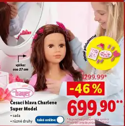 Lidl Česací hlava Charlene Super Model nabídka