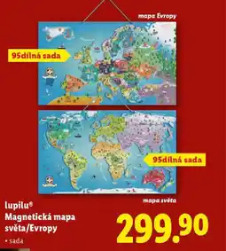 Lidl Lupilu® Magnetická mapa světa/Evropy nabídka