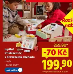 Lidl Lupilu® Příslušenství k dřevěnému obchodu nabídka
