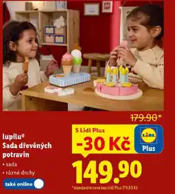 Lidl Lupilu® Sada dřevěných potravin nabídka