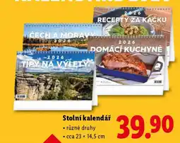 Lidl Stolní kalendář nabídka