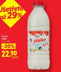 Lidl Pilos Čerstvé mléko nabídka