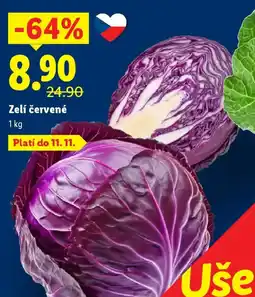 Lidl Zelí červené nabídka