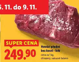 Lidl Hovězí přední bez kosti - krk nabídka