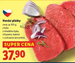 Lidl Hovězí plátky nabídka