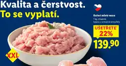 Lidl Kuřecí mleté maso nabídka