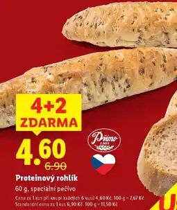 Lidl Proteinový rohlík nabídka