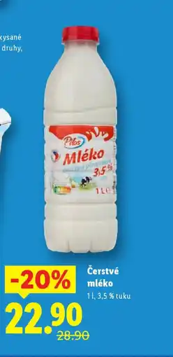 Lidl Pilos Čerstvé mléko nabídka