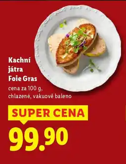 Lidl Kachní játra Foie Gras nabídka