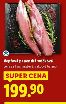 Lidl Vepřová panenská svíčková nabídka