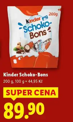 Lidl Kinder Schoko-Bons nabídka