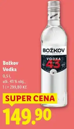 Lidl Božkov Vodka nabídka