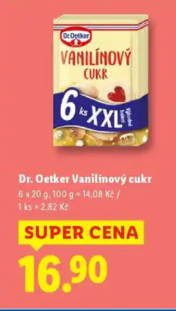Lidl Dr. Oetker Vanilínový cukr nabídka