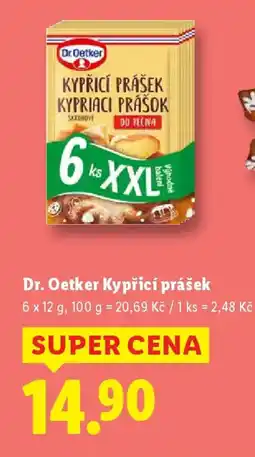 Lidl Dr. Oetker Kypřicí prášek nabídka