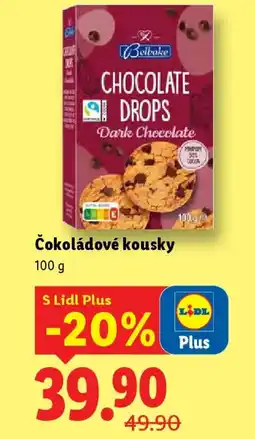 Lidl Belbake Čokoládové kousky nabídka