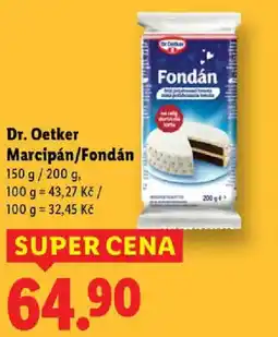 Lidl Dr. Oetker Marcipán/Fondán nabídka